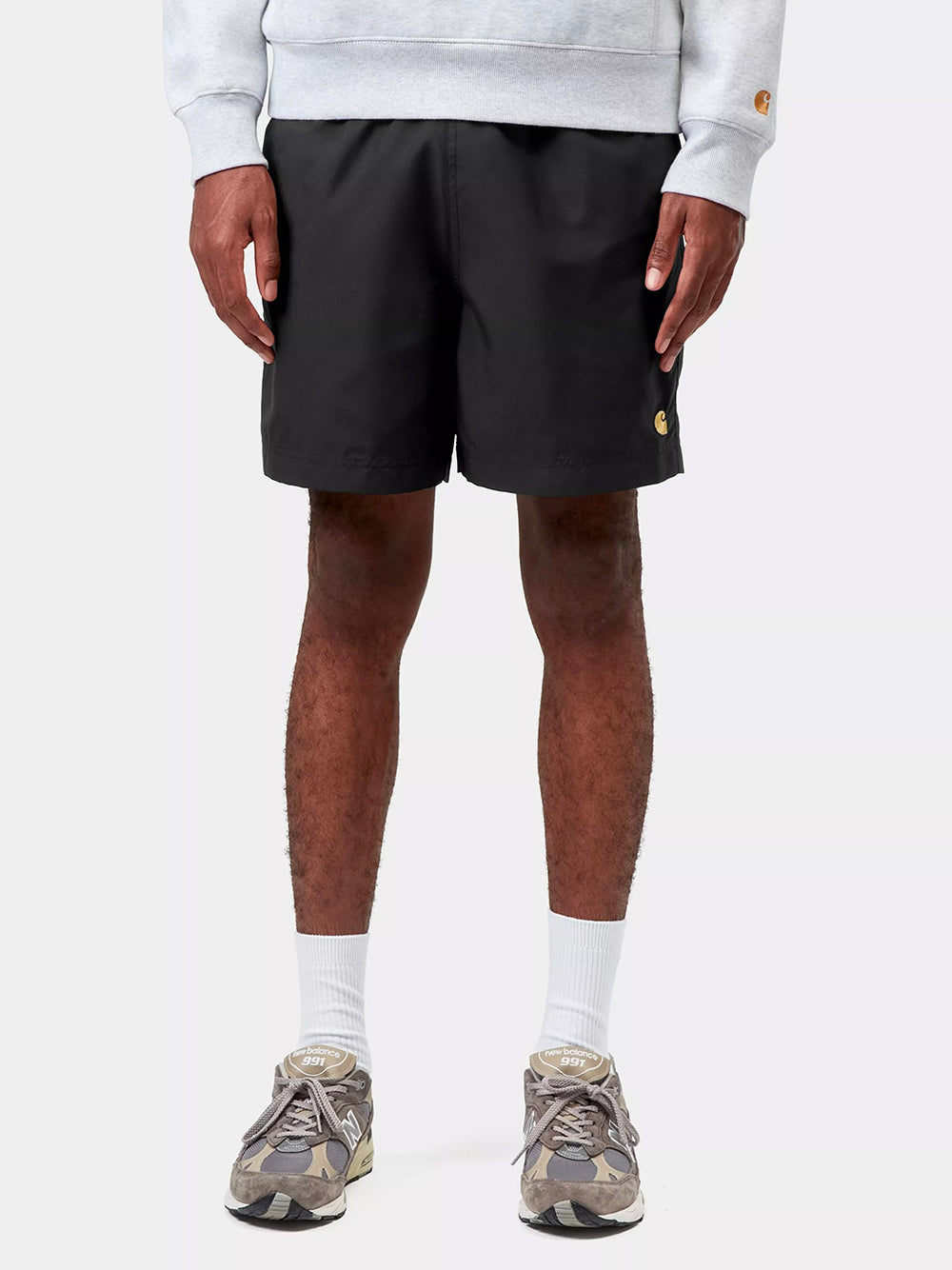 CARHARTT WIP-CHASE SWIM TRUNKS-I035062 00FXX BLACK/GOLD