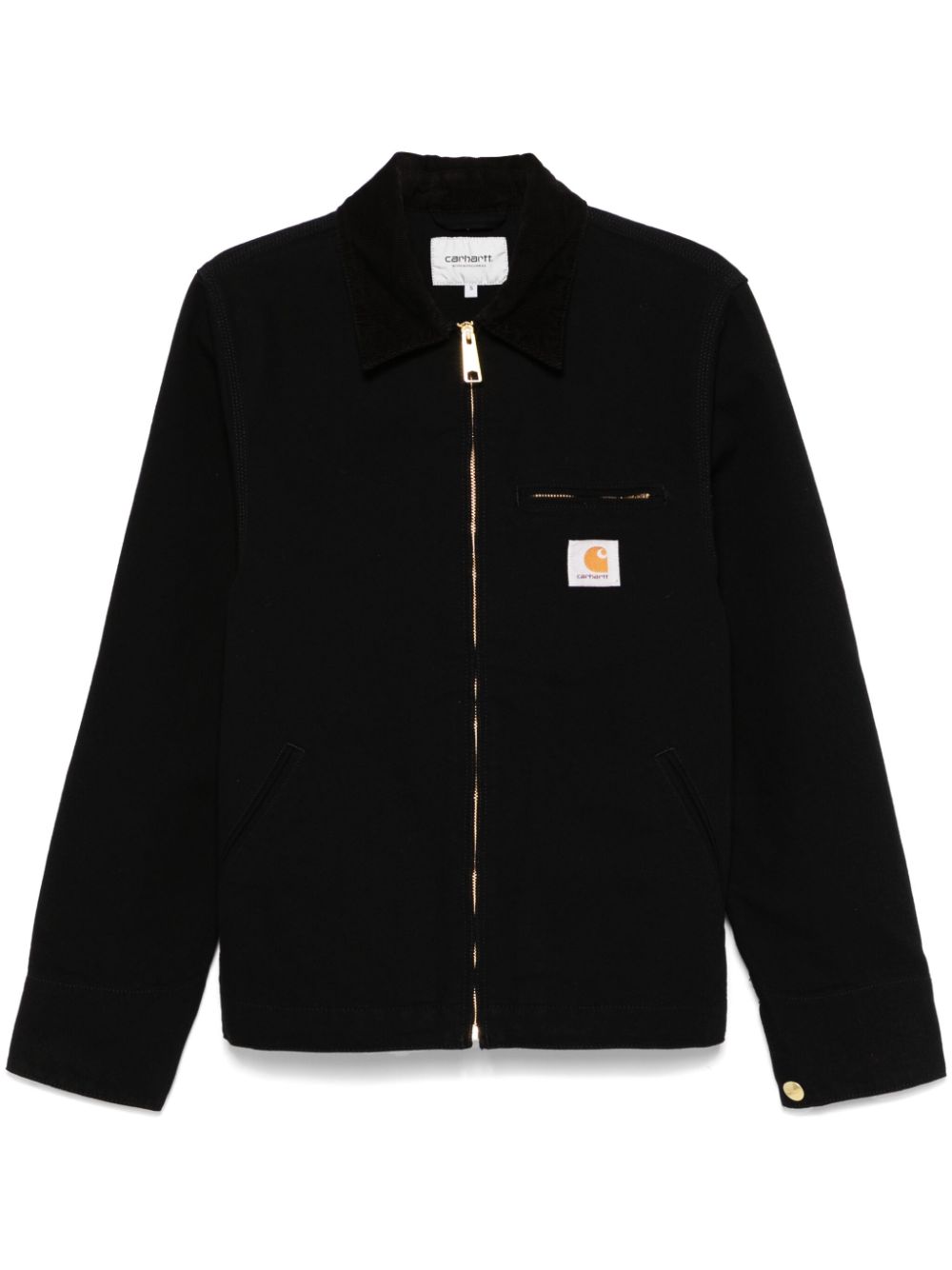 CARHARTT WIP-DETROIT SUMMER JACKET-I033112 00E02 BLACK/BLACK RINSED