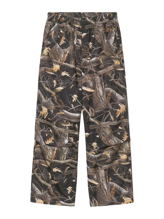 CARHARTT WIP-FLETCHER PANT-I037078 3X502 CAMO FEATHER TREE, BLACK