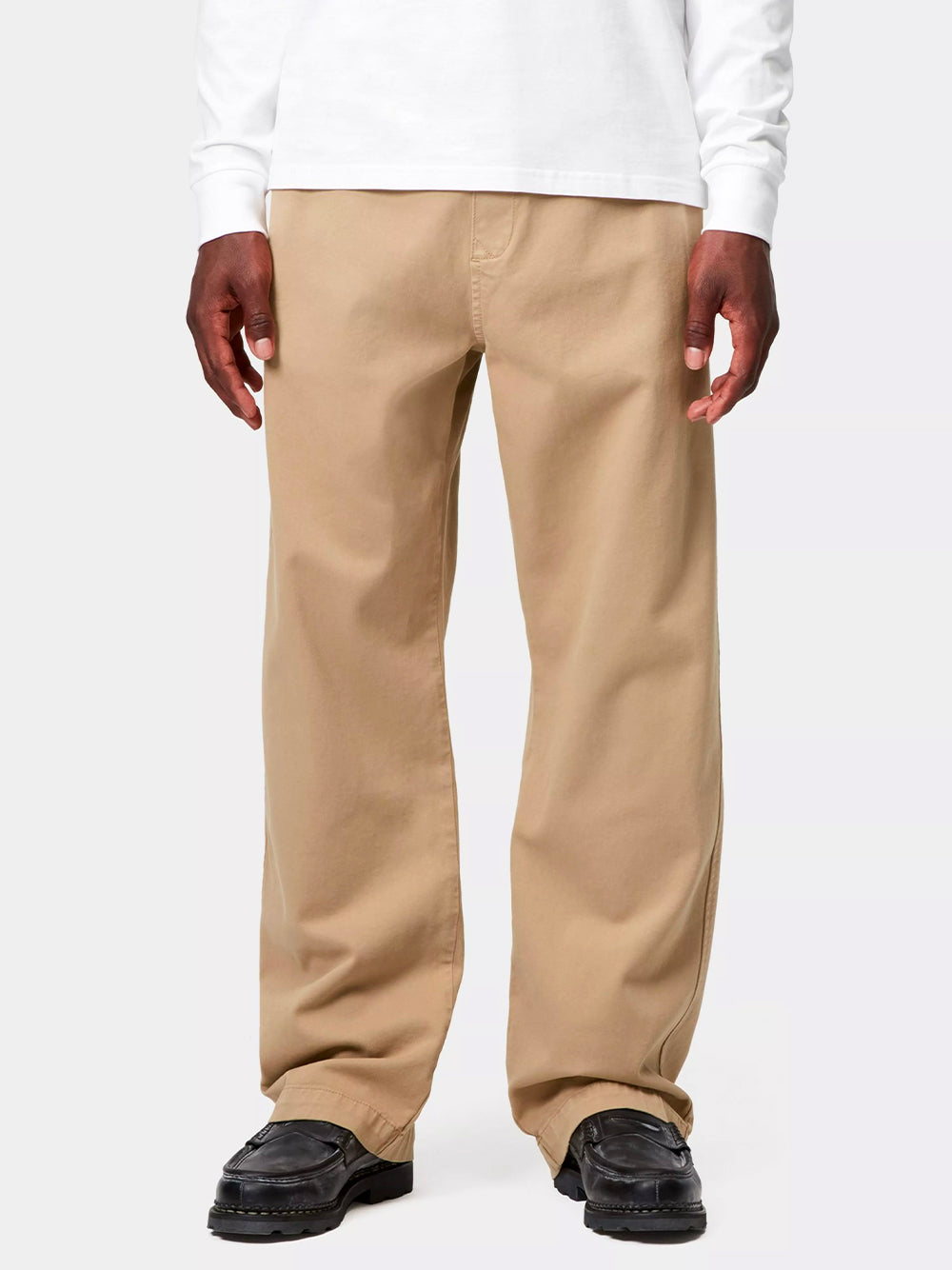 CARHARTT WIP-FLOYDE PANT-I033585 8YGD LEATHER