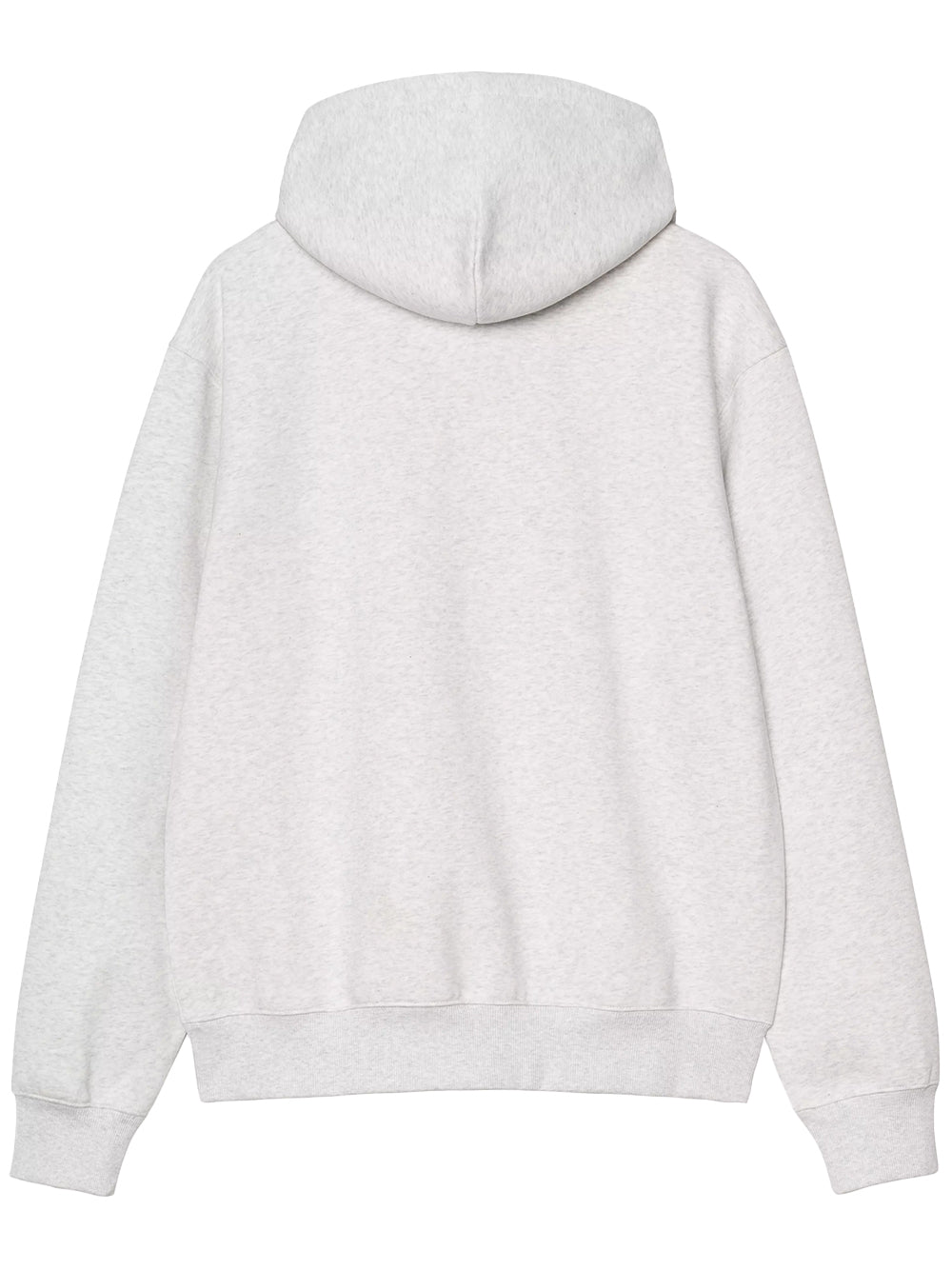 CARHARTT WIP-HOODED CARHARTT SWEATSHIRT-I030547 38HXX ASH HEATHER/RONDO