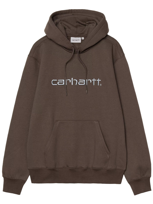 CARHARTT WIP-HOODED CARHARTT SWEATSHIRT-I030547 3CEXX VITOLA/CITADEL