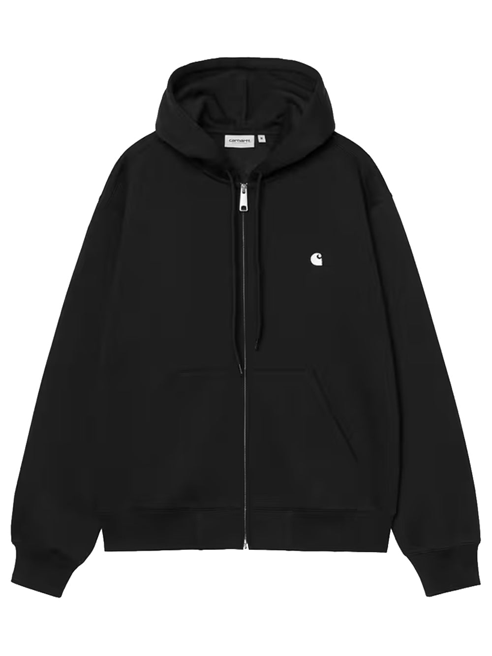 CARHARTT WIP-HOODED MACK SWEAT JACKET-I037102 K02XX BLACK/WAX