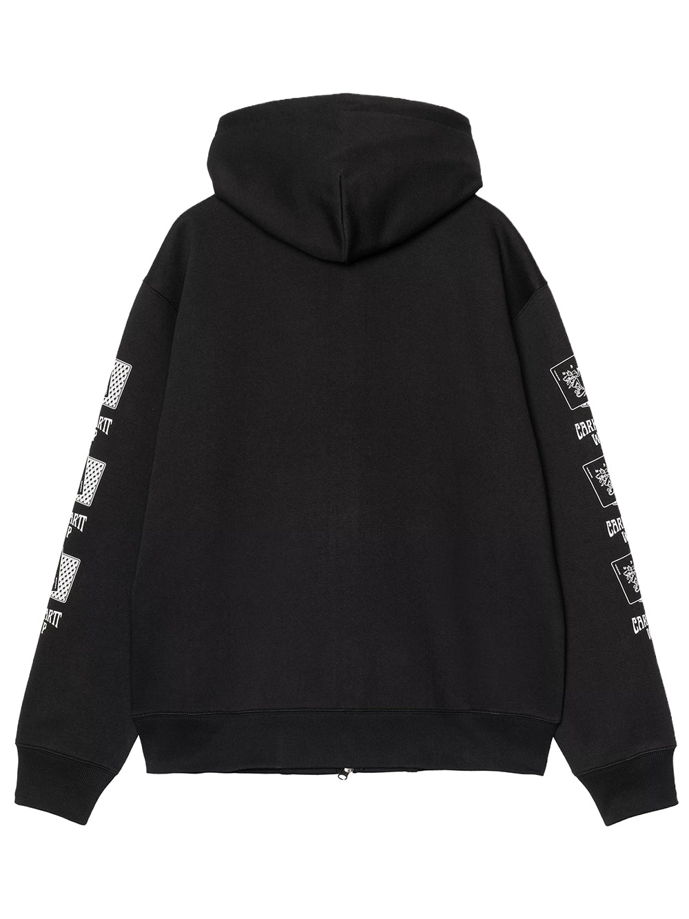 CARHARTT WIP-HOODED PLAYING CARDS JACKET-I036915 89XX BLACK
