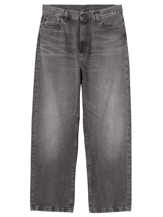 CARHARTT WIP-LANDON PANT-I030468 897X BLACK/MARBLE USED WASH