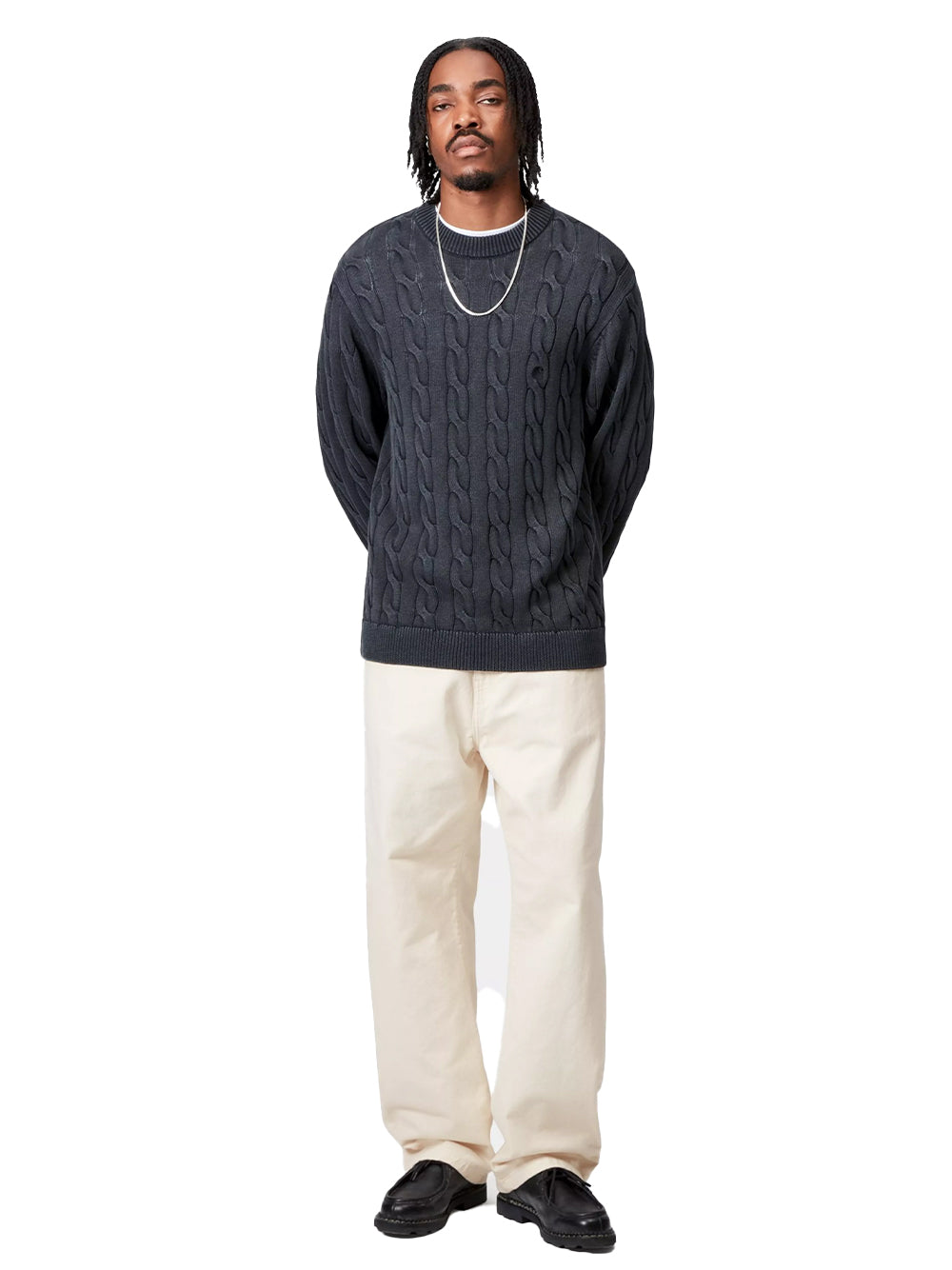 CARHARTT WIP-LANDON PANT-I033756 1NG02 SALT/RINSED