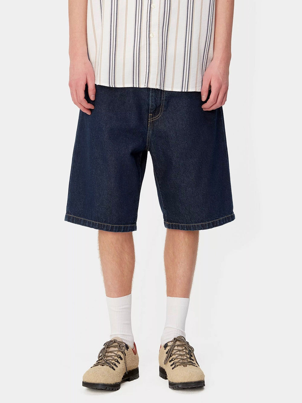 CARHARTT WIP-LANDON SHORT-I030469 0102 BLUE RINSED
