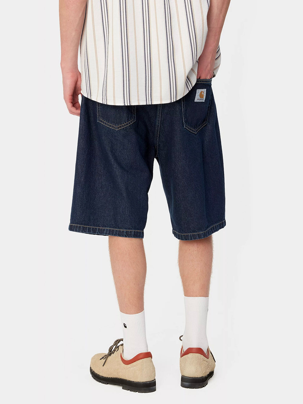 CARHARTT WIP-LANDON SHORT-I030469 0102 BLUE RINSED