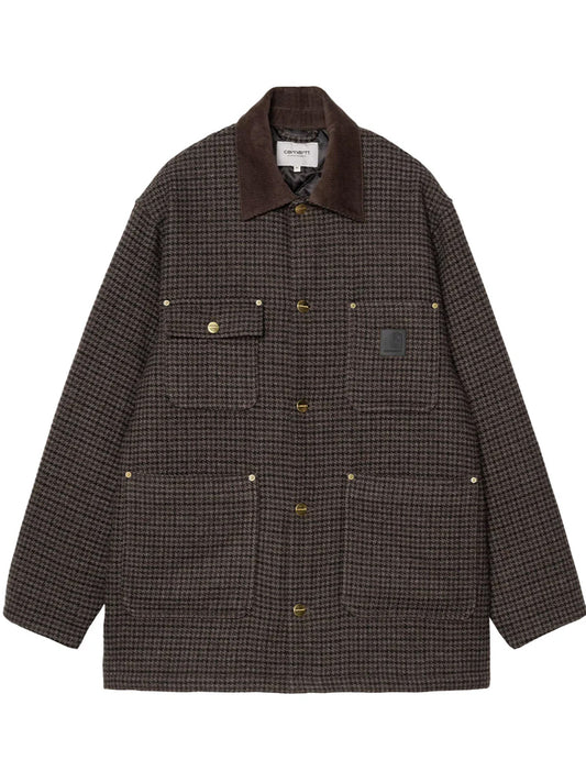 CARHARTT WIP-LOWIS CHORE COAT-I035344 35MXX LOWIS HOUNDSTOOTH/VITOLA HEATHER