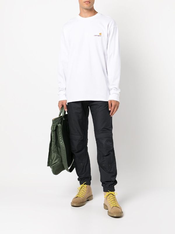 CARHARTT WIP-L/S AMERICAN SCRIPT T-SHIRT-I029955 02XX WHITE