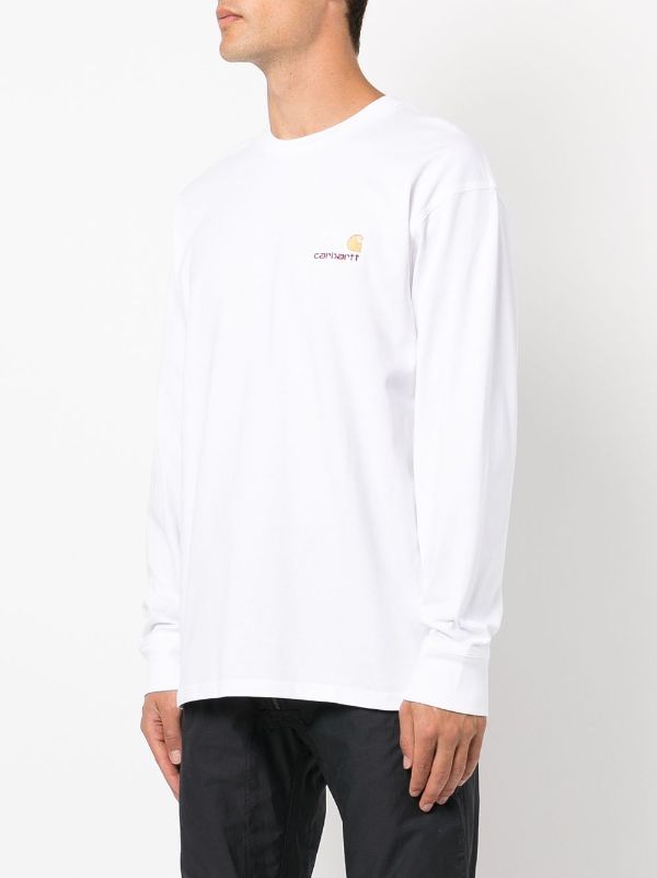 CARHARTT WIP-L/S AMERICAN SCRIPT T-SHIRT-I029955 02XX WHITE