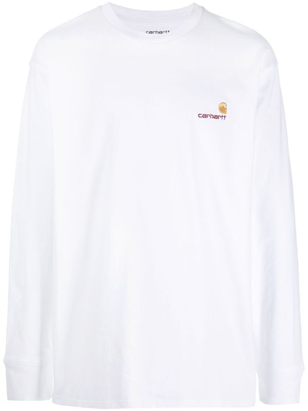 CARHARTT WIP-L/S AMERICAN SCRIPT T-SHIRT-I029955 02XX WHITE