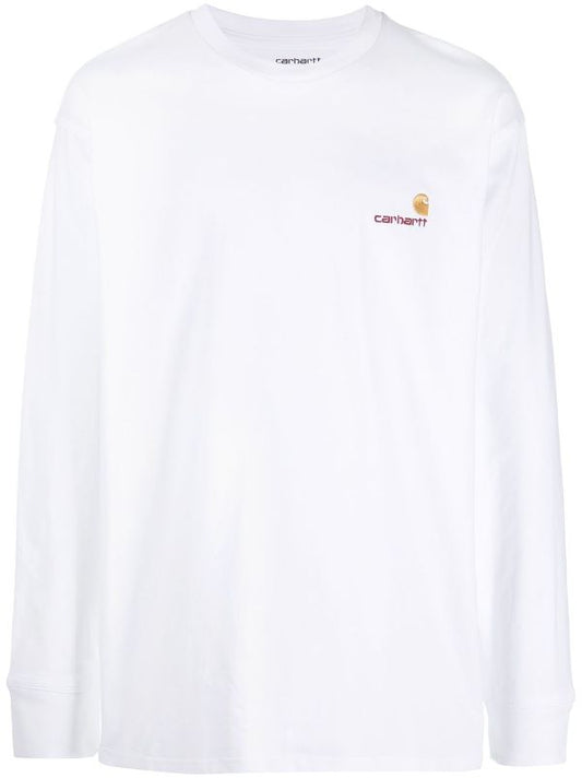 CARHARTT WIP-L/S AMERICAN SCRIPT T-SHIRT-I029955 02XX WHITE