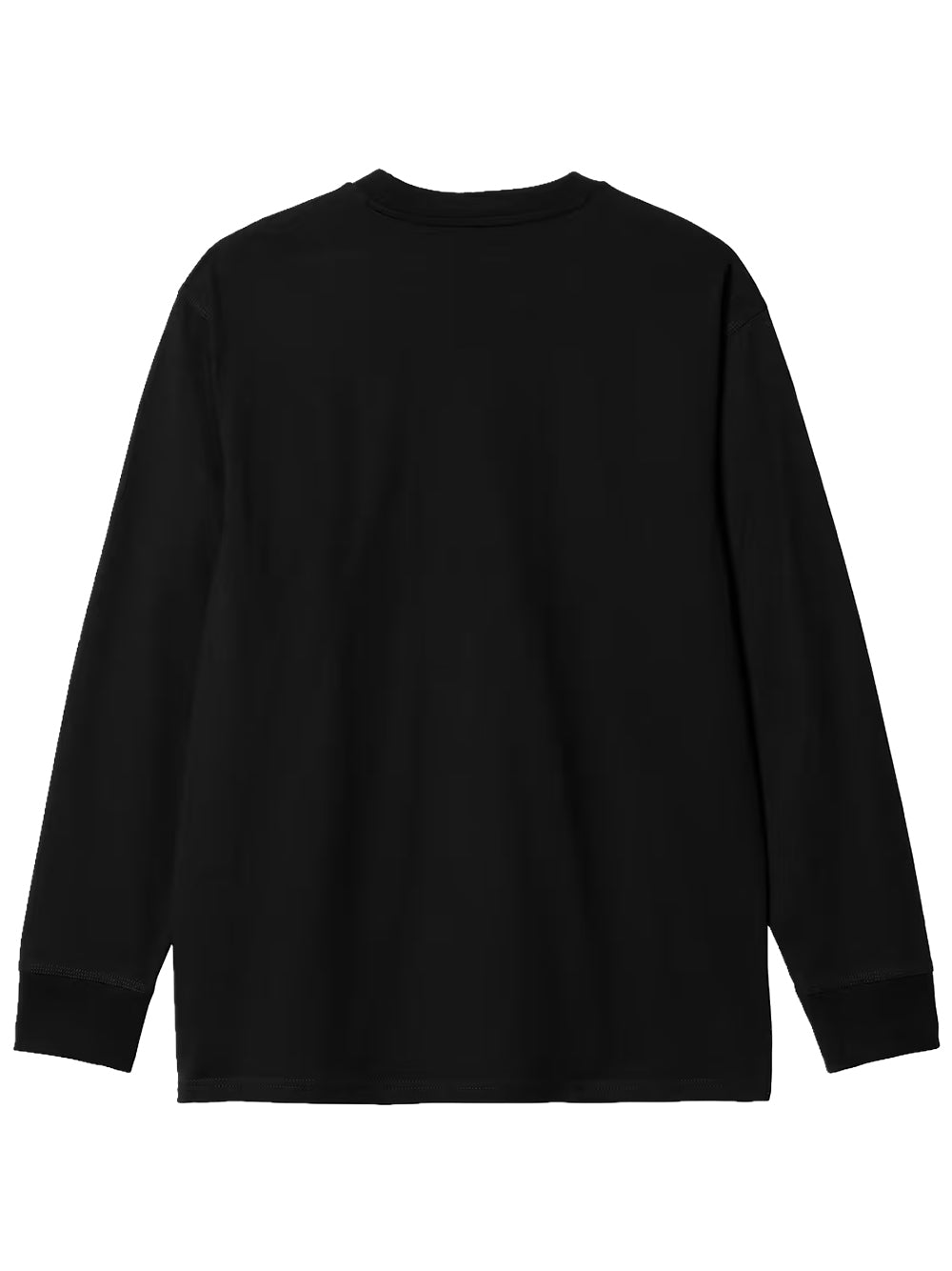 CARHARTT WIP-L/S AMERICAN SCRIPT T-SHIRT-I029955 89XX BLACK