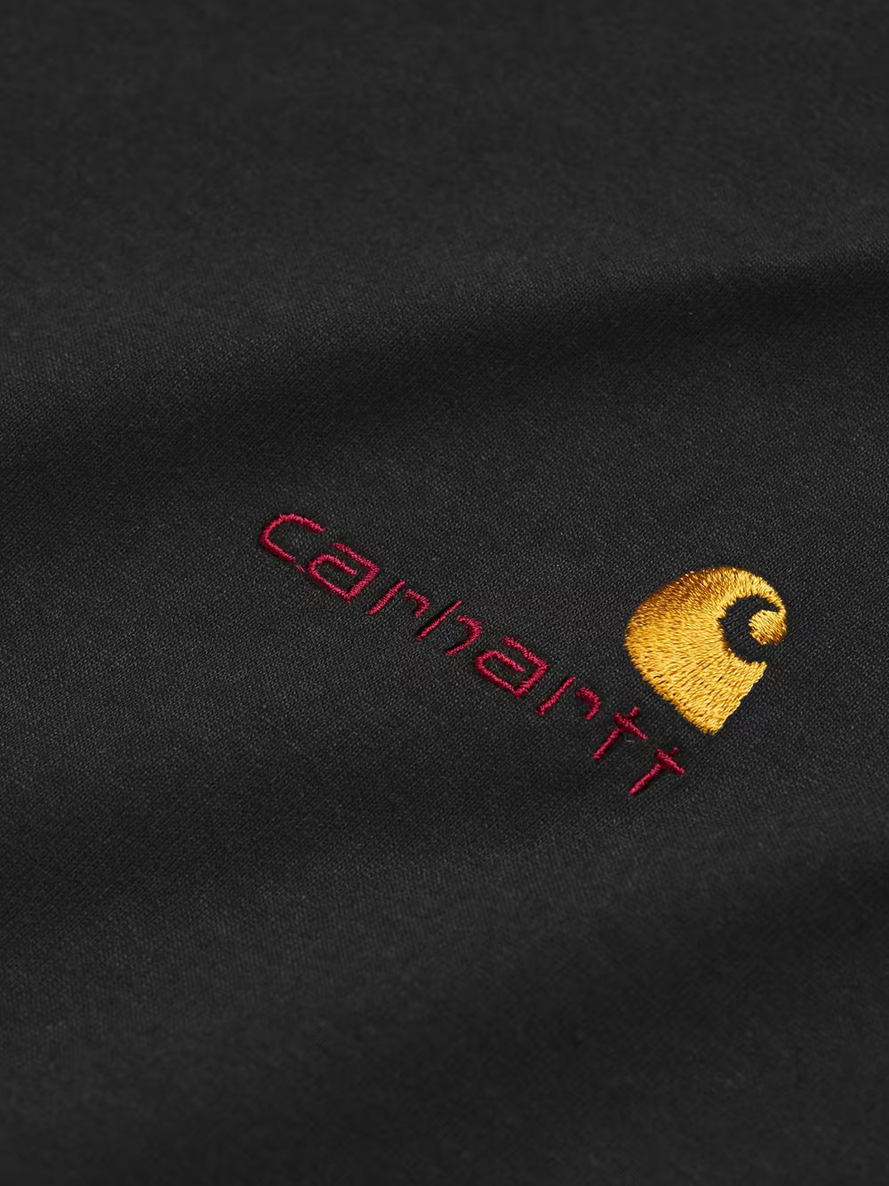 CARHARTT WIP-L/S AMERICAN SCRIPT T-SHIRT-I029955 89XX BLACK