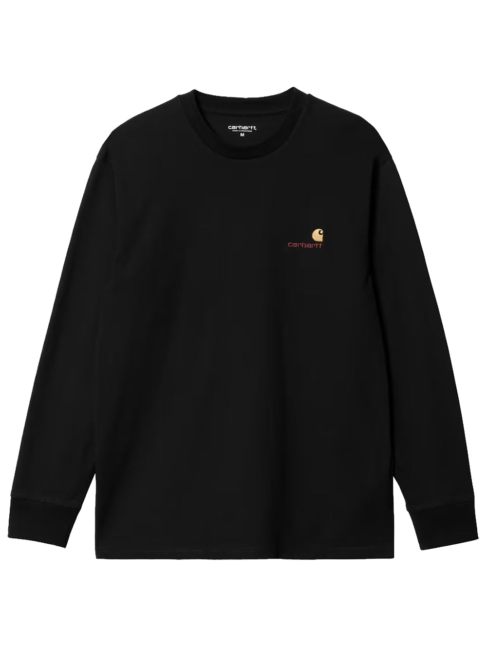 CARHARTT WIP-L/S AMERICAN SCRIPT T-SHIRT-I029955 89XX BLACK