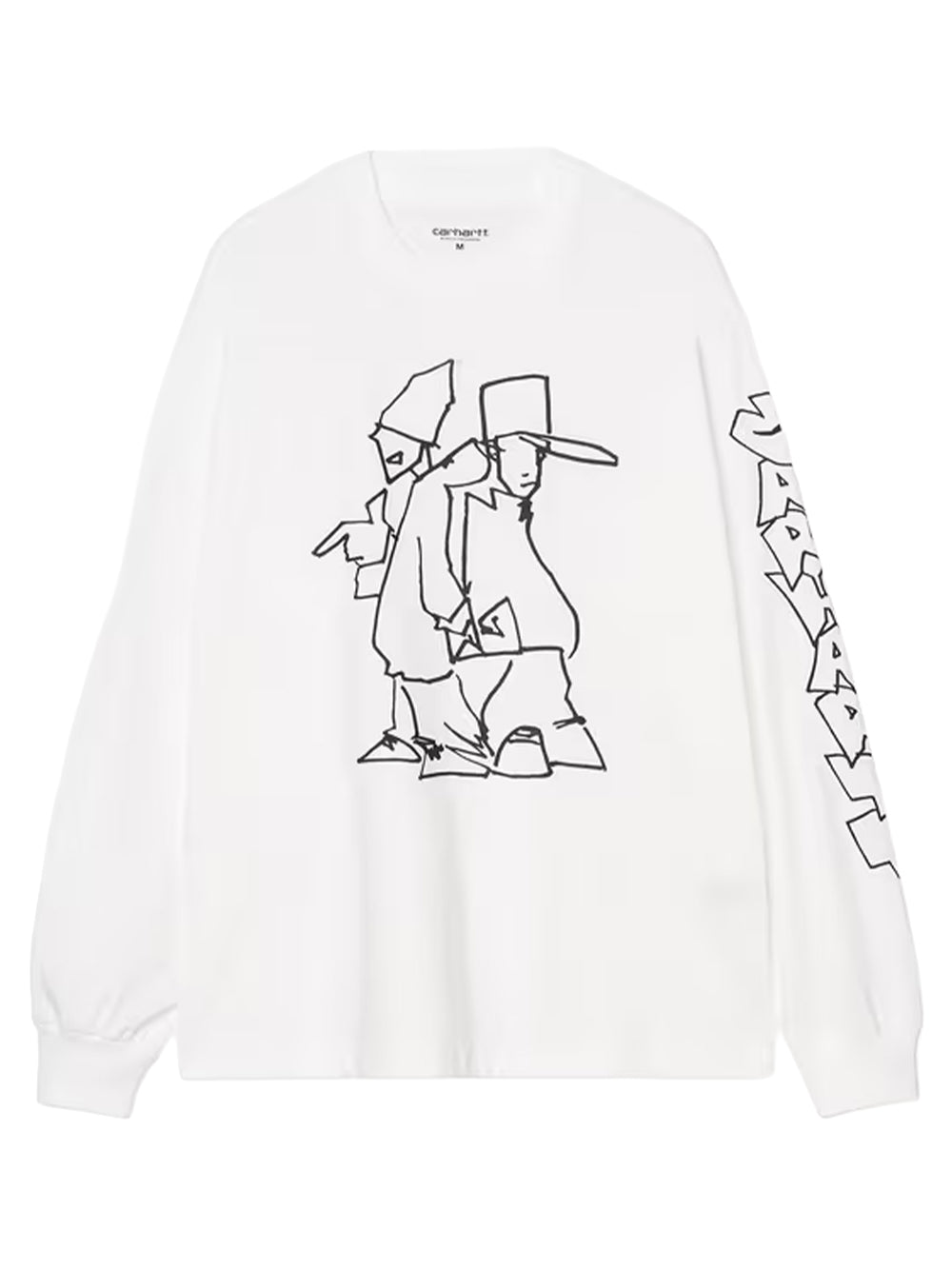 CARHARTT WIP-L/S BLINKERFLUID T-SHIRT-I037238 02XX WHITE
