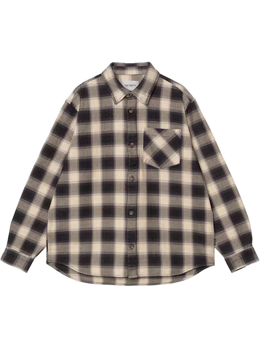 CARHARTT WIP-L/S DAYNE SHIRT-I037122 3UTXX DAYNE CHECK, SHADY PURPLE