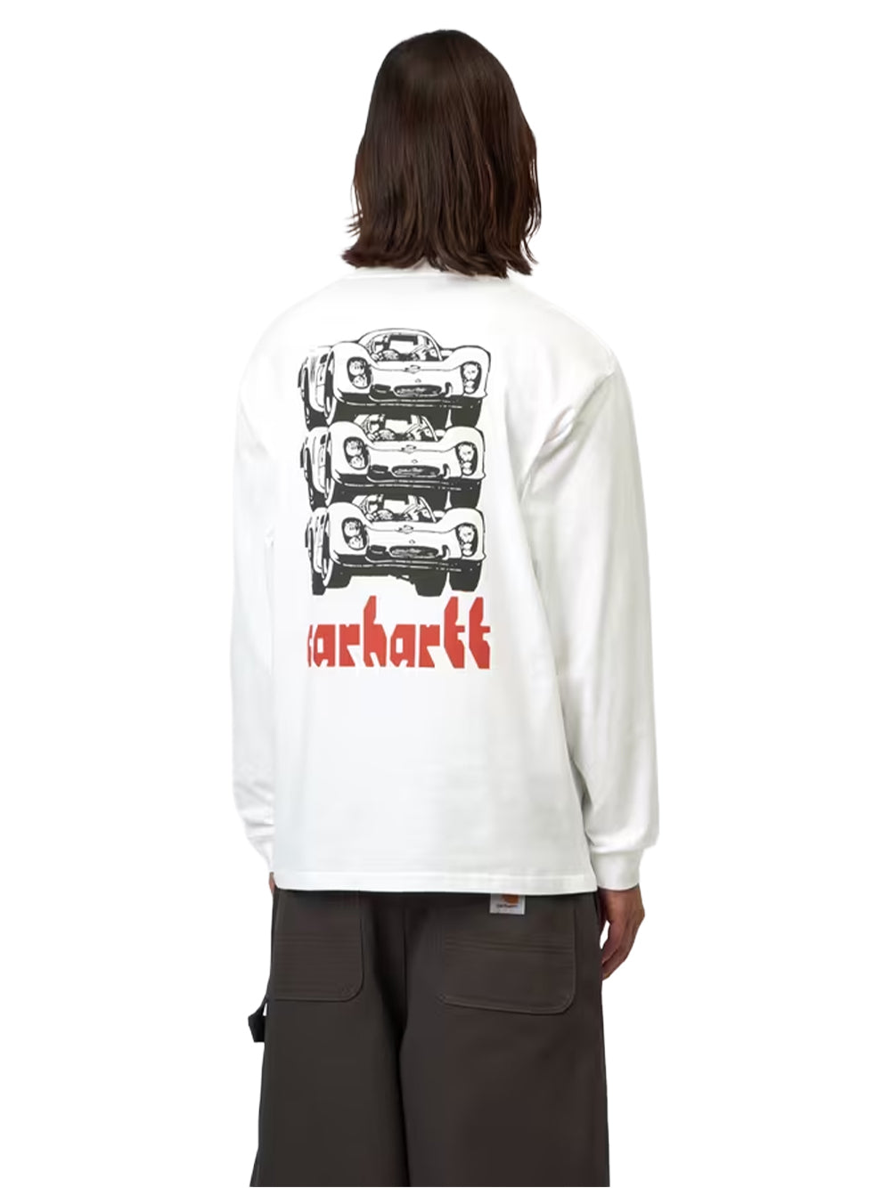 CARHARTT WIP-L/S FRAMEWORK T-SHIRT-I037235 02XX WHITE