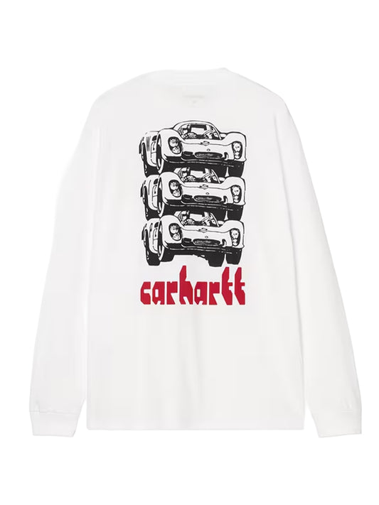 CARHARTT WIP-L/S FRAMEWORK T-SHIRT-I037235 02XX WHITE