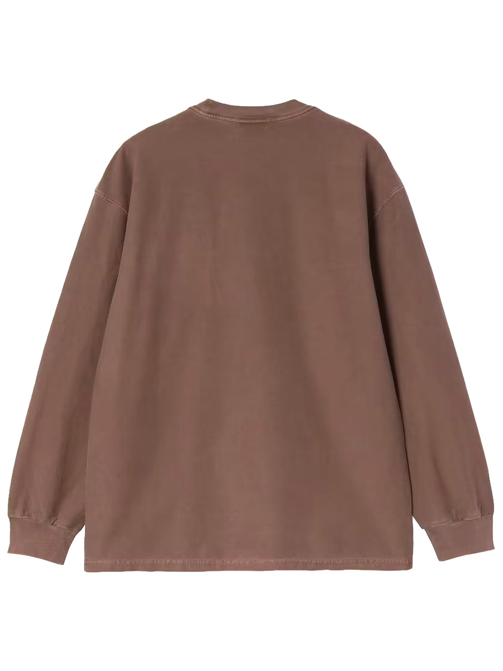 CARHARTT WIP-L/S LOOSE PCKET T-SHIRT-I036862 47GD TOBACCO GARMENT DYED