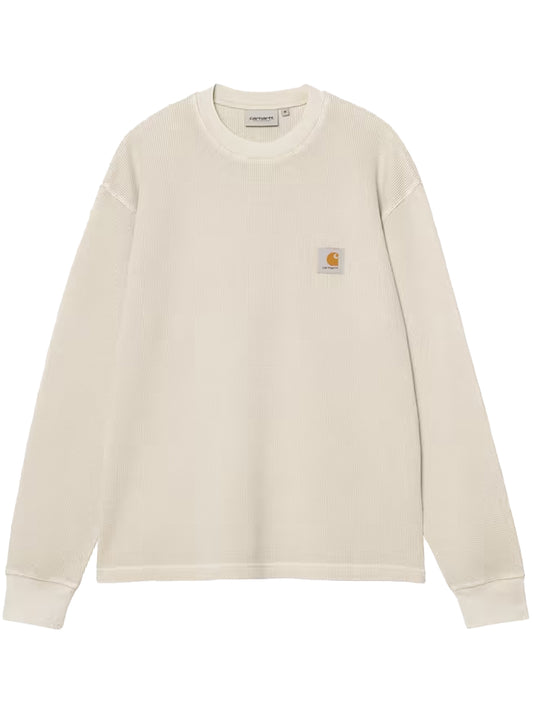 CARHARTT WIP-L/S VISTA WAFFLE T-SHIRT-I035304 2LPGD FLEUR DE SEL