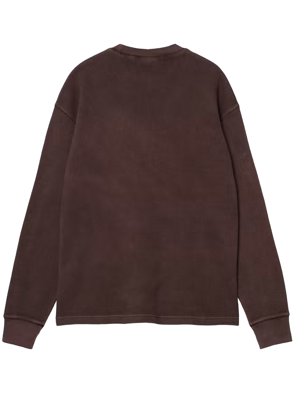 CARHARTT WIP-L/S VISTA WAFFLE T-SHIRT-I035304 33HGD PALISANDER/GARMENT DYED