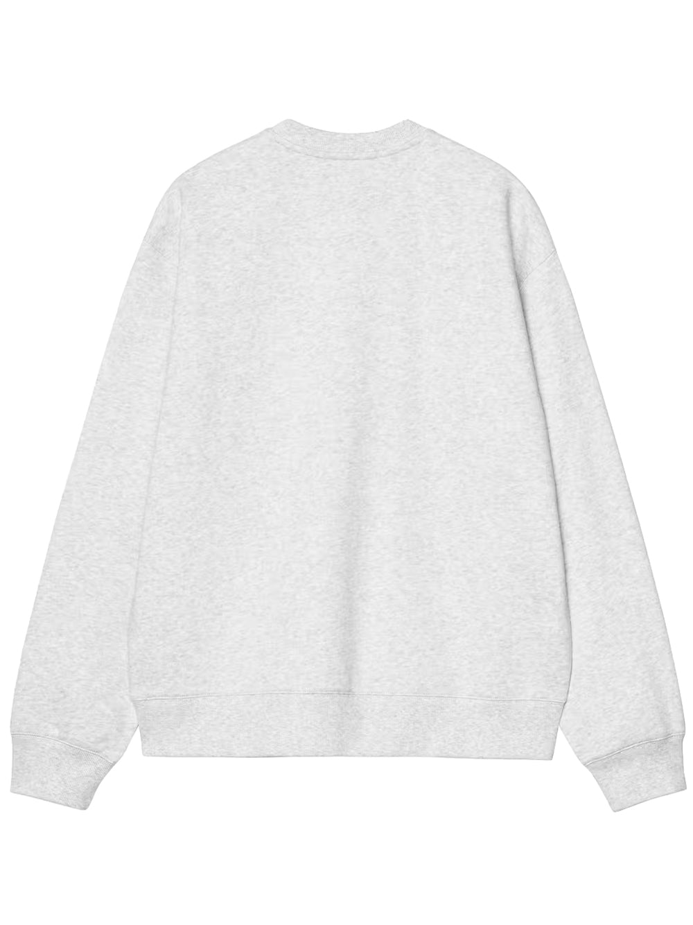 CARHARTT WIP-MACK SWEATSHIRT-I037099 00OXX ASH HEATHER/BLACK