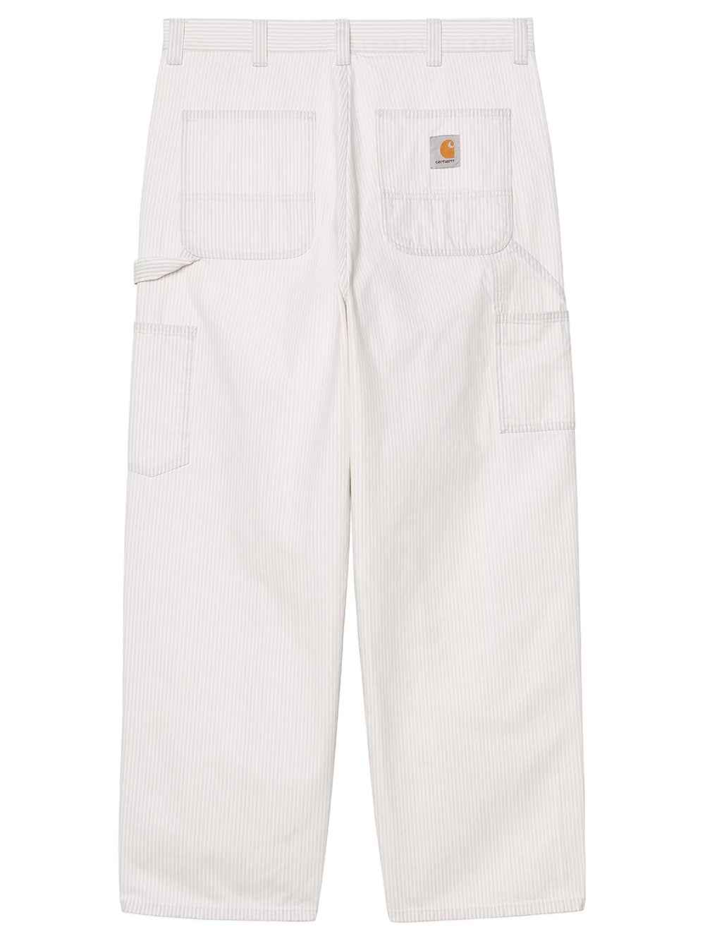 CARHARTT WIP-MERCER SINGLE KNEE PANT-I036531 3OK35 MERCER STRIPE GRAPHITE/WAX BLEACHED