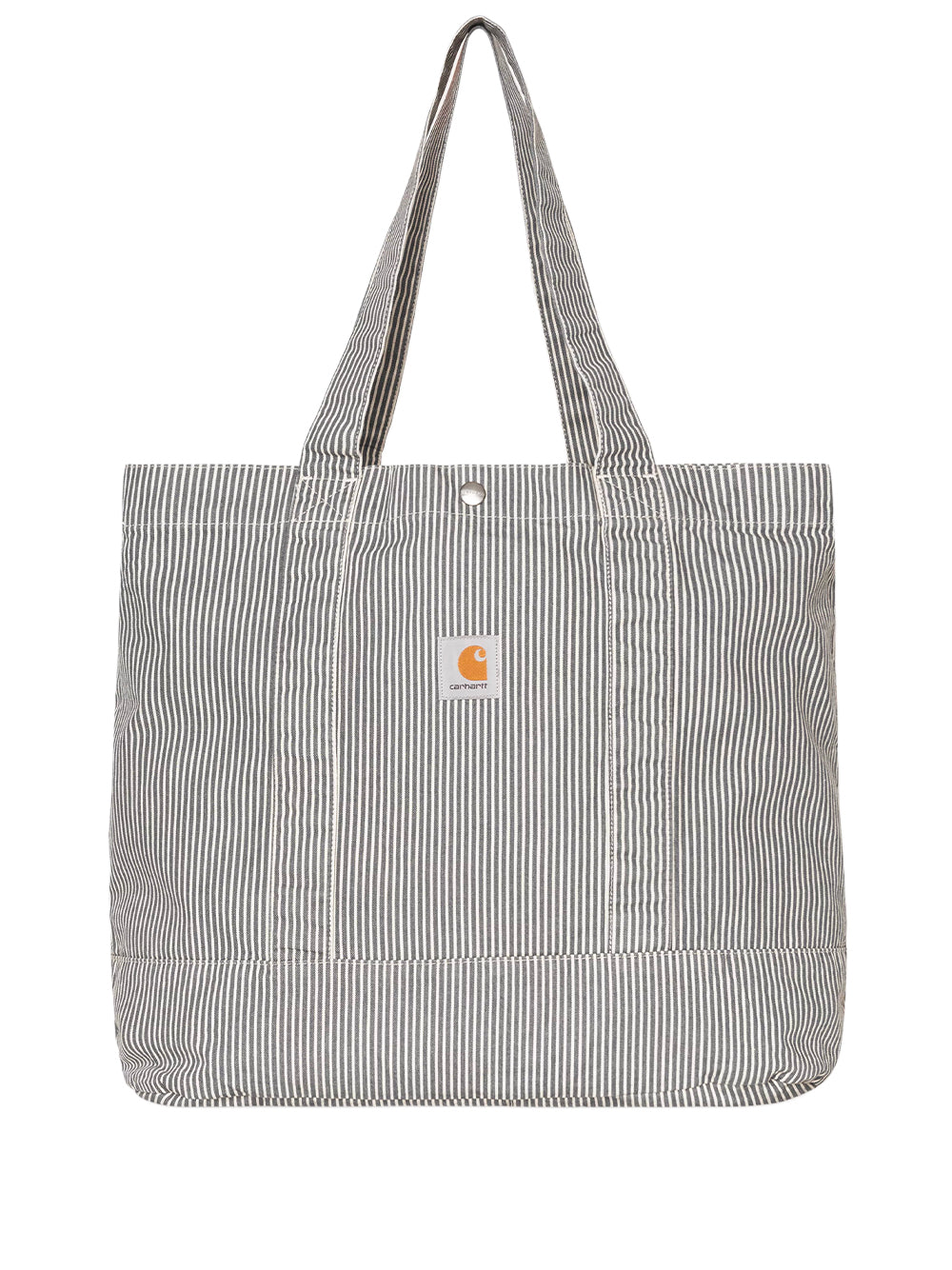 CARHARTT WIP-MERCER TOTE BAG-I036510 3OK06 MERCER STRIPE GRAPHITE/WAX STONE WASHED