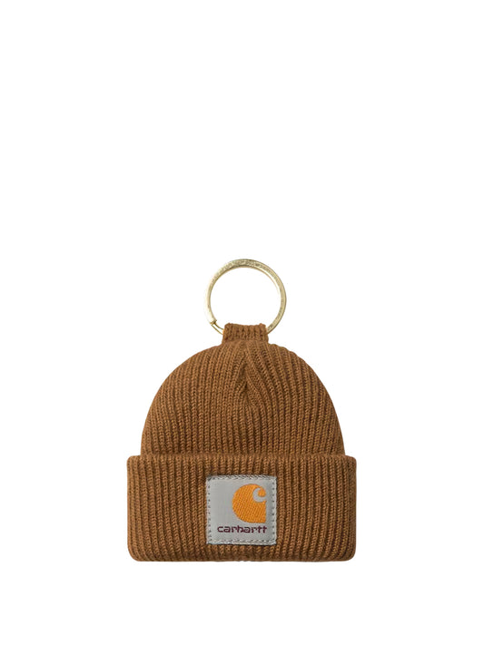 CARHARTT WIP-MINI WATCH HAT KEYCHAIN-I036420 HZXX HAMILTON BROWN