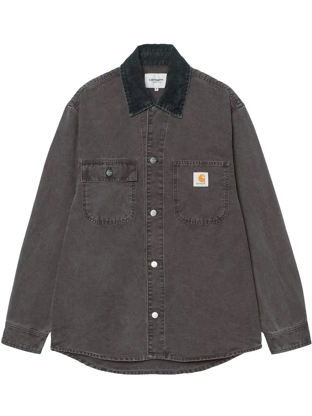 CARHARTT WIP-MITCH SHIRT JACKET-I036262 00E0J BLACK/DUSKY CANVAS