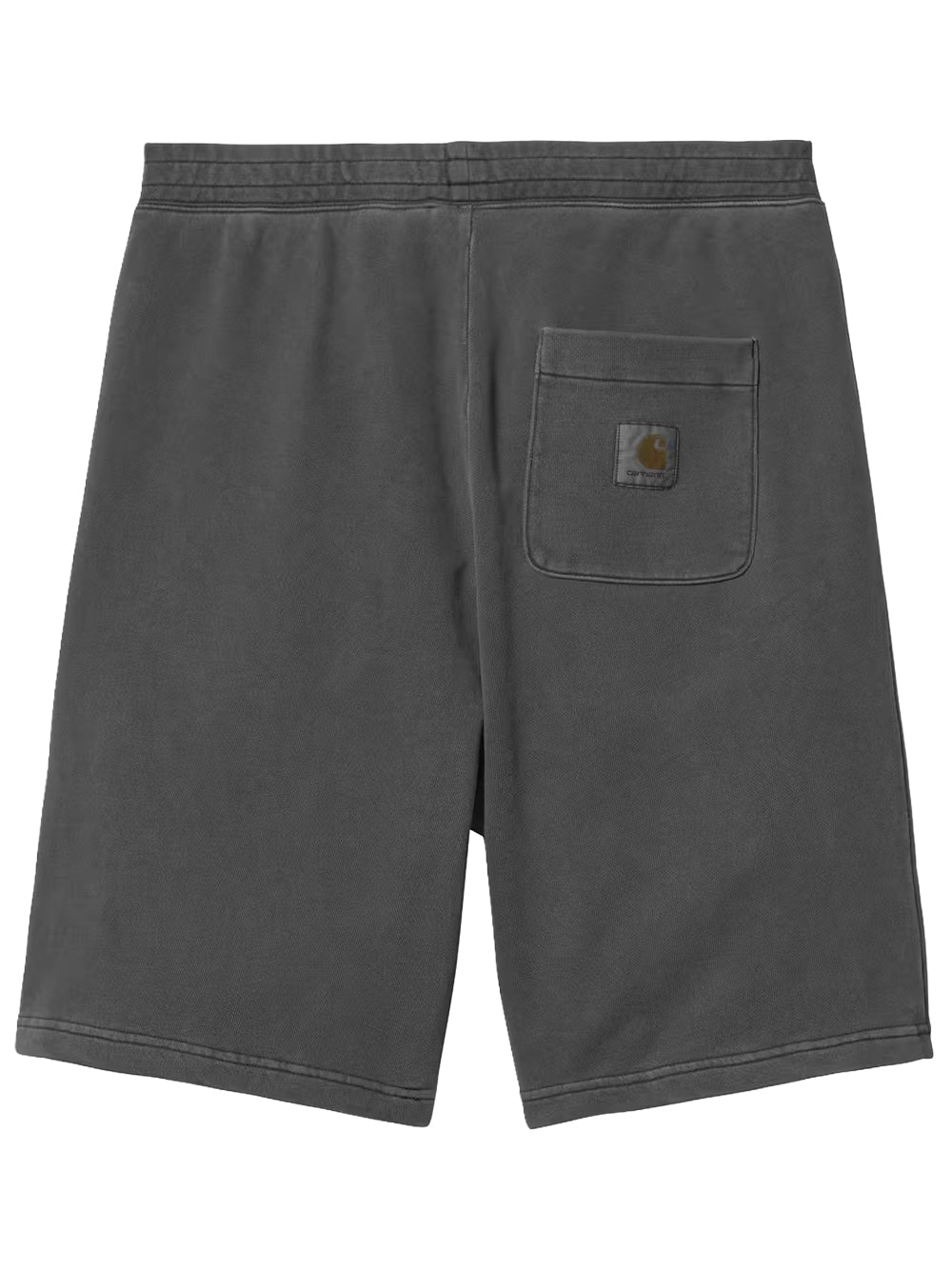 CARHARTT WIP-NELSON SWEAT SHORT-I030130 89GD BLACK/GARMENT DYED