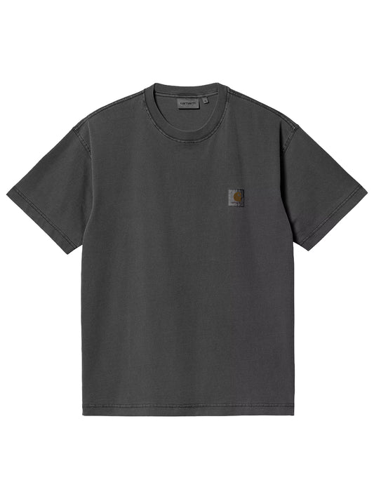 CARHARTT WIP-NELSON T-SHIRT-I029949 89GD BLACK/GARMENT DYED