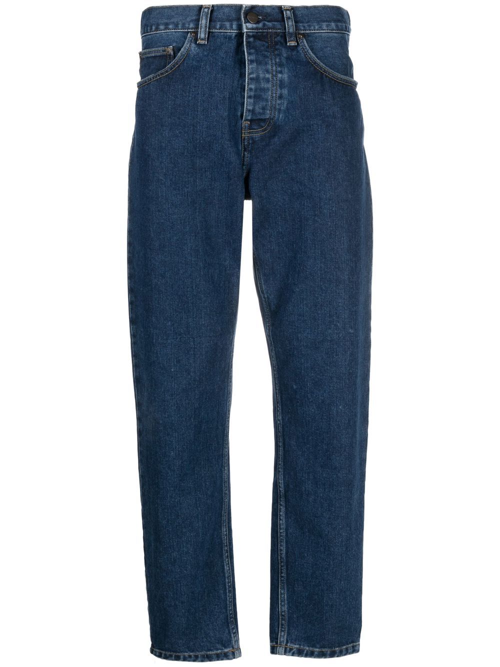 CARHARTT WIP-NEWEL PANT-I029208 BLUE STONE WASHED