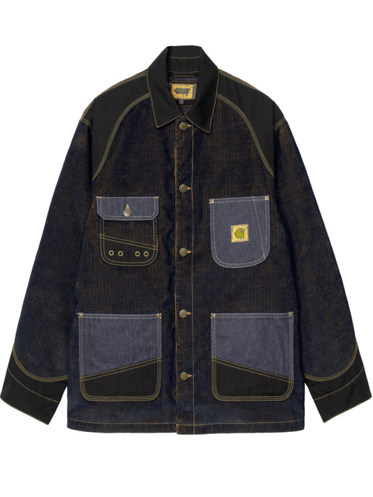 CARHARTT WIP-NICHOLAS DALEY OG CHORE COAT-I035241.2TX.XX.03 DARK NAVY / MUSTARD