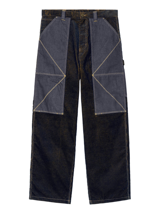 CARHARTT WIP-NICHOLAS DALEY OG DOUBLE KNEE PANT-I034882.2TX.XX.03 DARK NAVY / MUSTARD