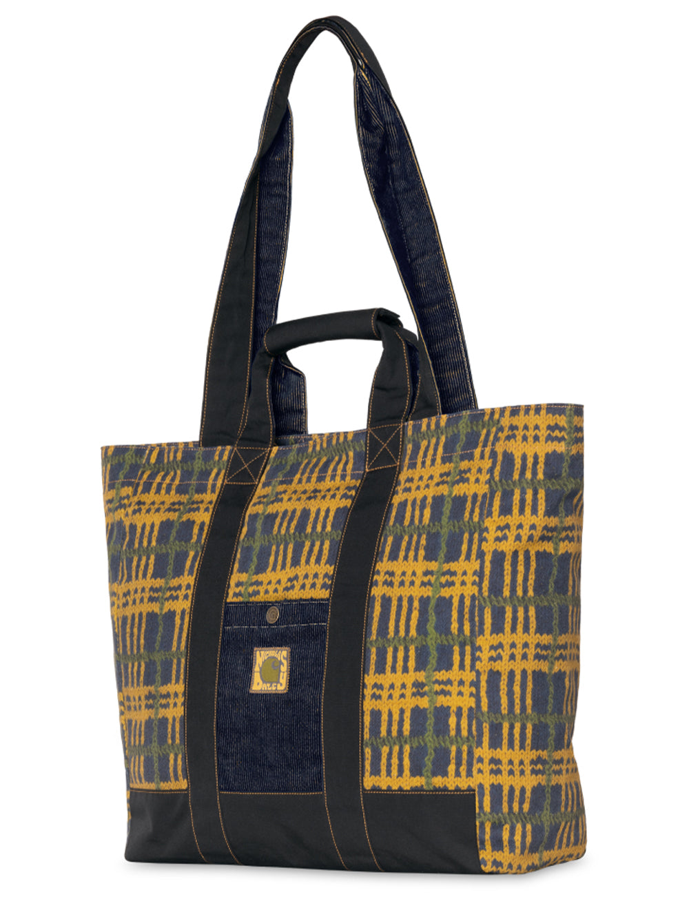 CARHARTT WIP-NICHOLAS DALEY RECORD BAG-I034914.2T8.XX TARTAN PRINT