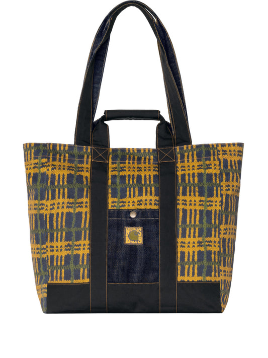 CARHARTT WIP-NICHOLAS DALEY RECORD BAG-I034914.2T8.XX TARTAN PRINT