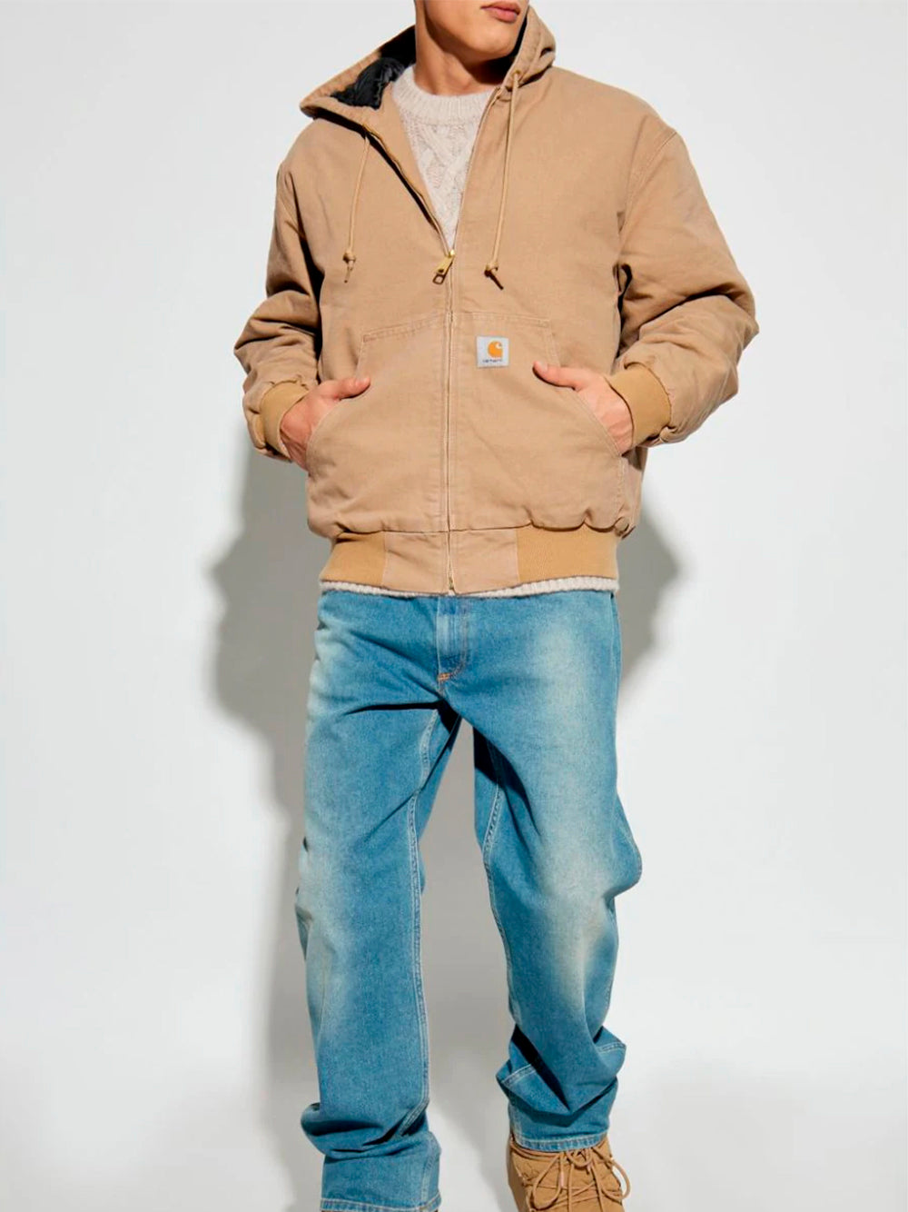 CARHARTT WIP-OG ACTIVE JACKET-I027360 PEANUT