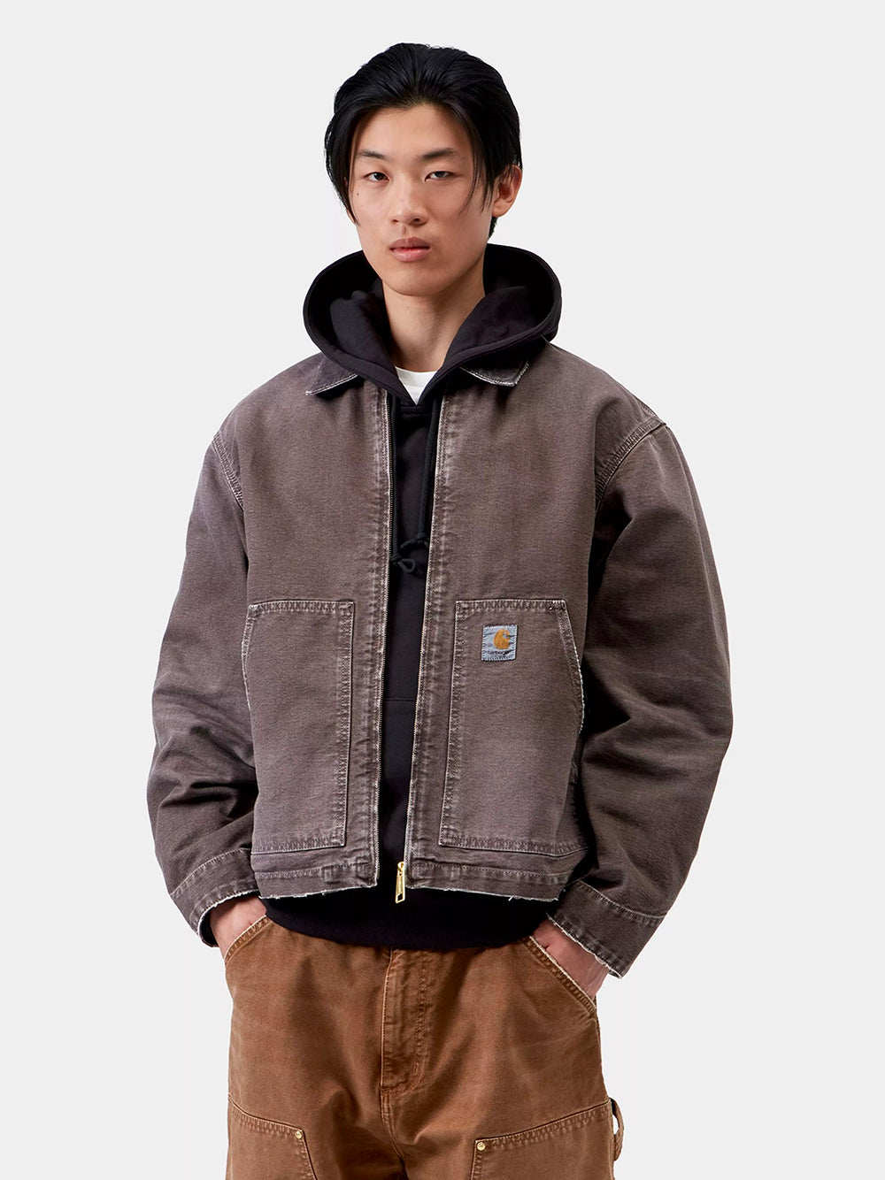 CARHARTT WIP-OG ARCAN JACKET-I036867 3TW17 TOBACCO DESTROY WASH