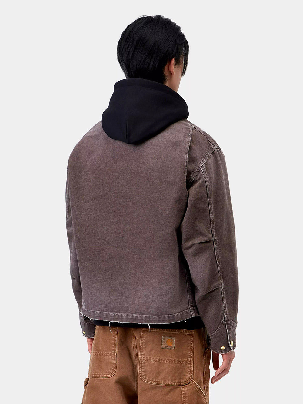 CARHARTT WIP-OG ARCAN JACKET-I036867 3TW17 TOBACCO DESTROY WASH