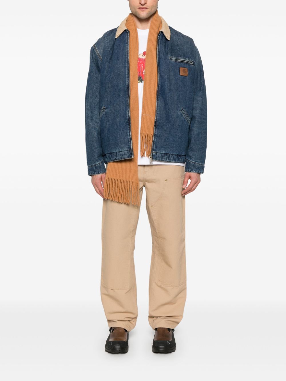 CARHARTT WIP-OG DETROIT JACKET-I034734 COTTON BLUE/DUSTY H BROWN