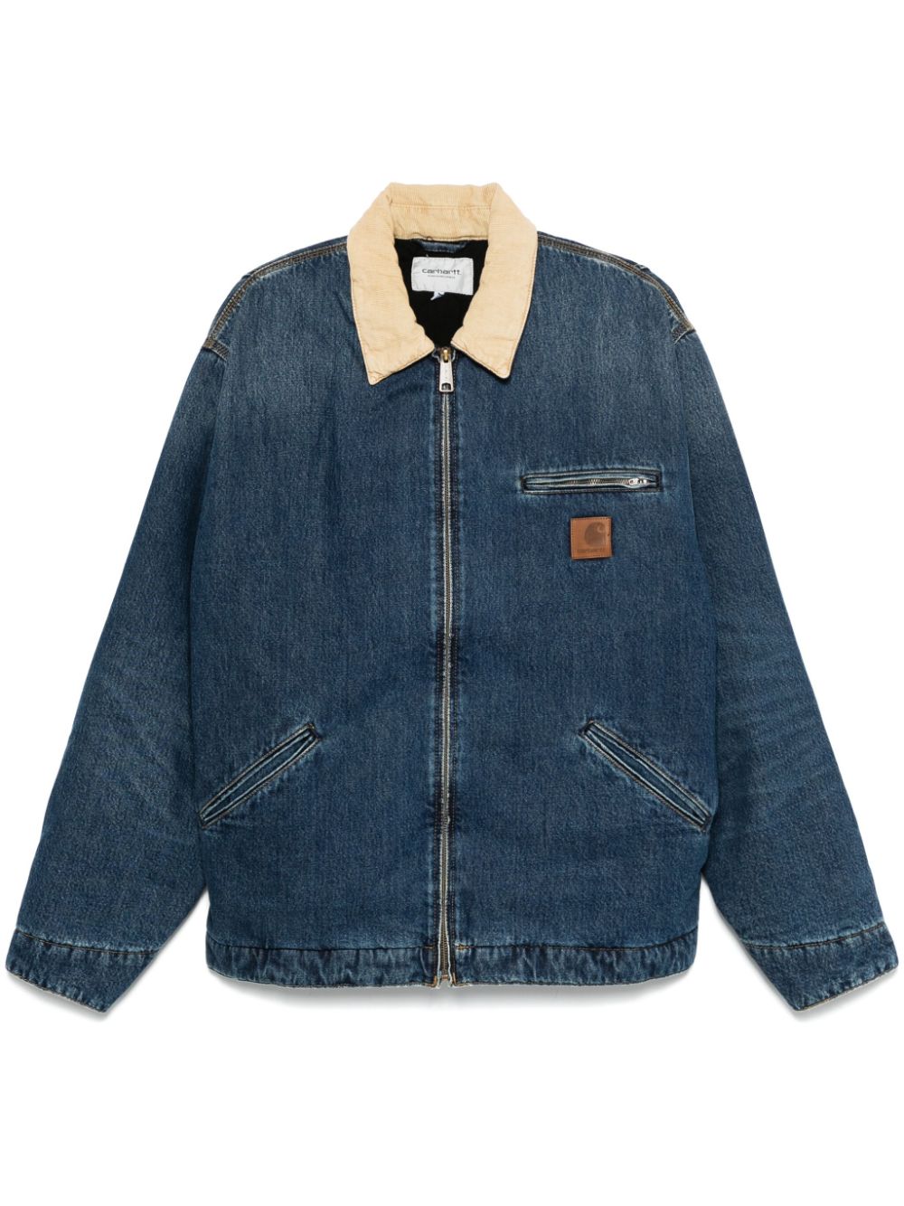 CARHARTT WIP-OG DETROIT JACKET-I034734 COTTON BLUE/DUSTY H BROWN