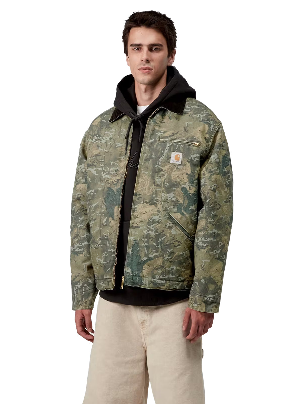 CARHARTT WIP-OG DETROIT JACKET-I035614 3BL06 CAMO COBI