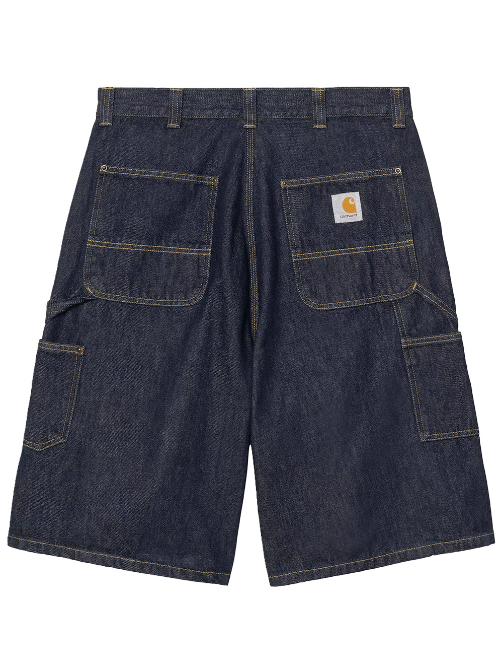 CARHARTT WIP-OG DOUBLE KNEE SHORT-I036590 0102 BLUE RINSED