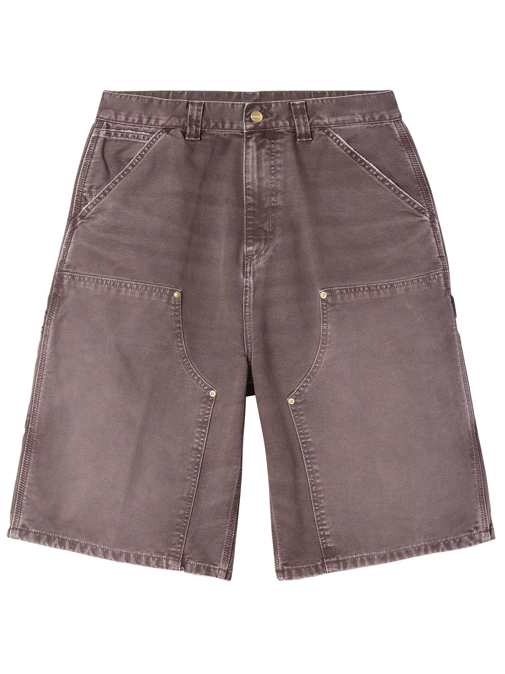 CARHARTT WIP-OG DOUBLE KNEE SHORT-I036870 4717 TOBACCO DESTROY WASH