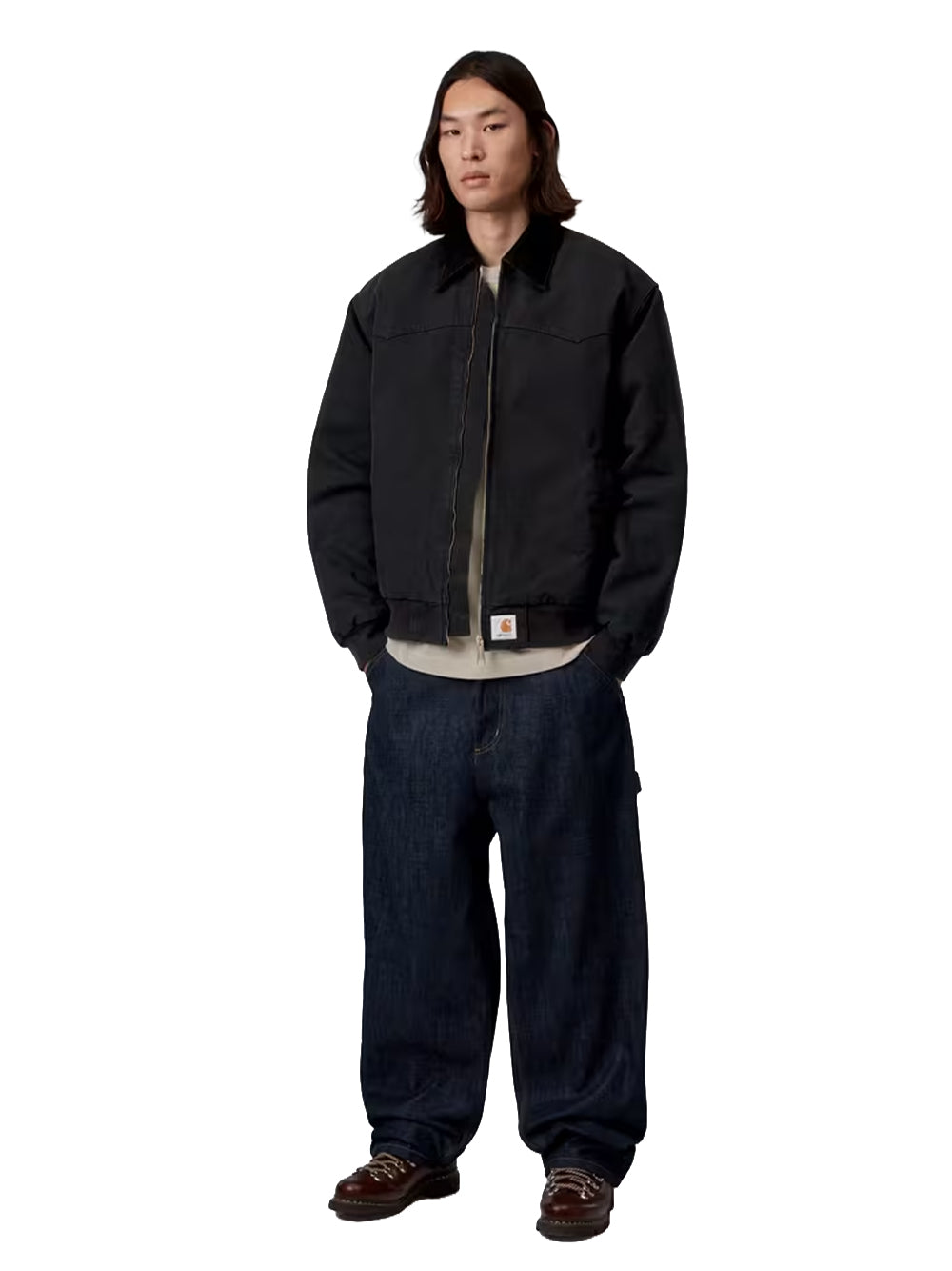 CARHARTT WIP-OG SANTA FE JACKET-I037056 00E4O BLACK/BLACK