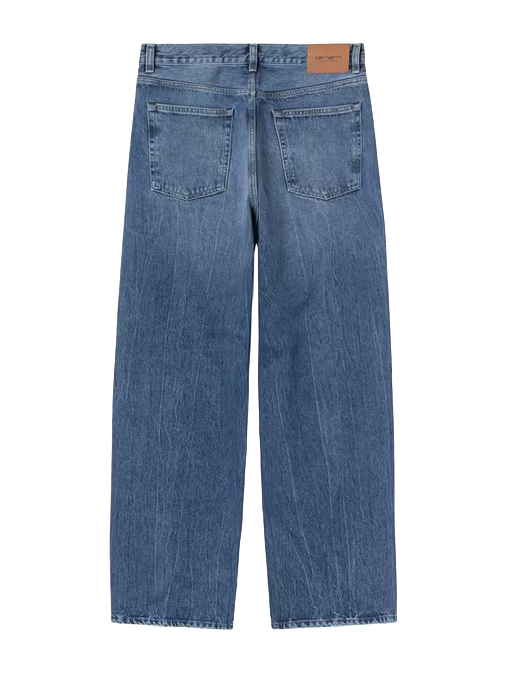 CARHARTT WIP-PAYSON PANT-I037534 017X BLUE/MARBLE USED WASH