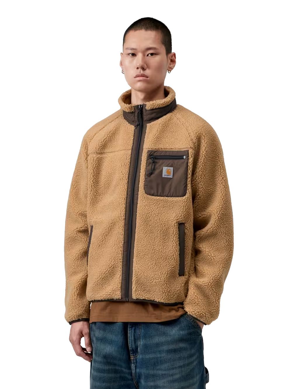 CARHARTT WIP-PRENTIS LINER-I035696 3WQXX WIP DUSTY H/TOBACCO